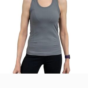 Sweaty Betty Womens Athlete Seamless Workout Vest Slate Gray Size Large NWT